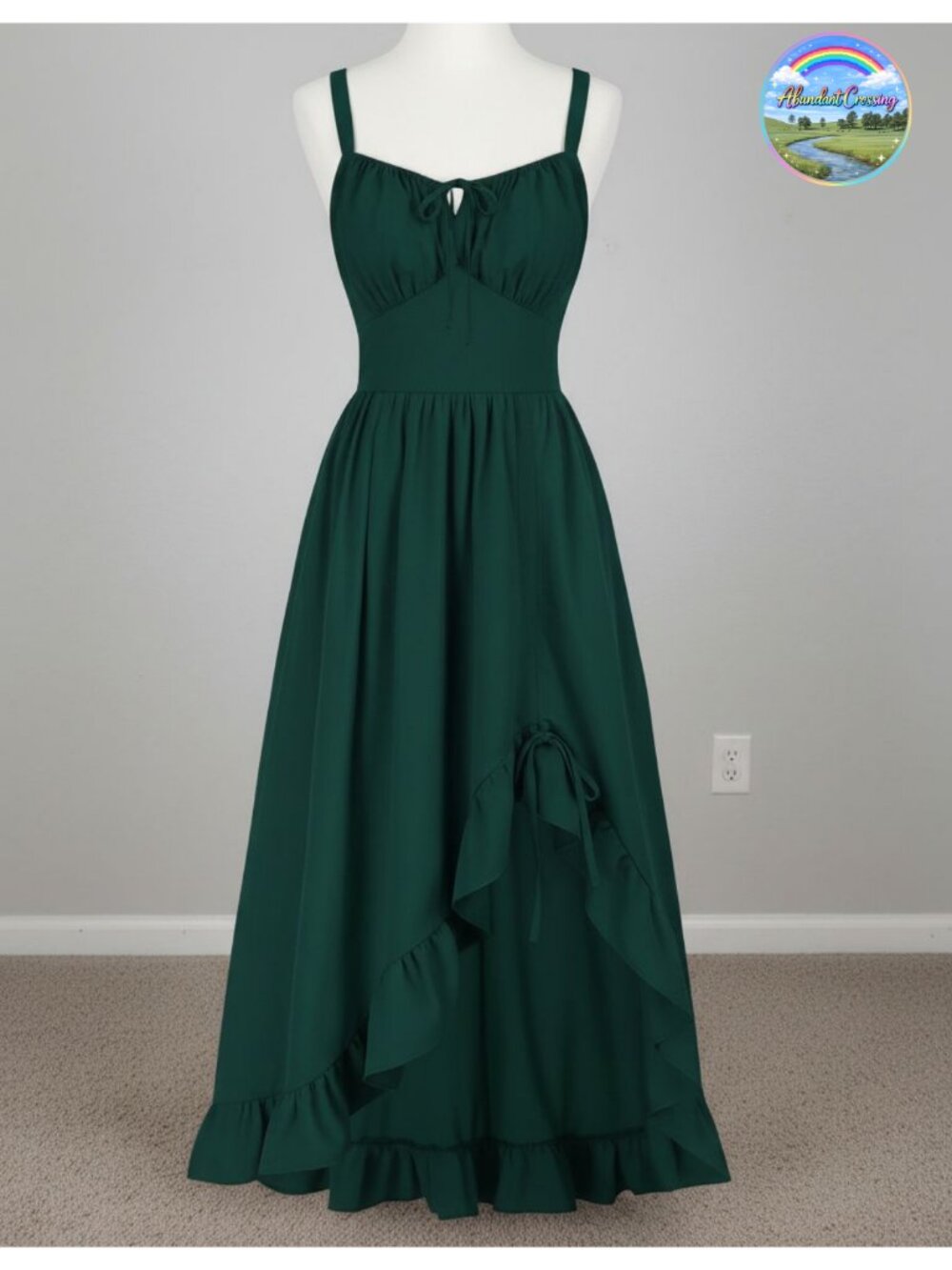 Renaissance Corset Dress High Low Sundress